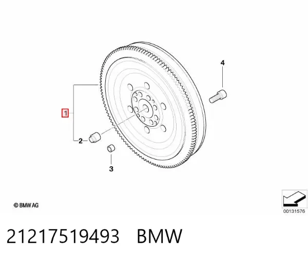 Маховик 21217519493 BMW