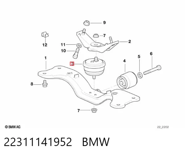  22311141952 BMW