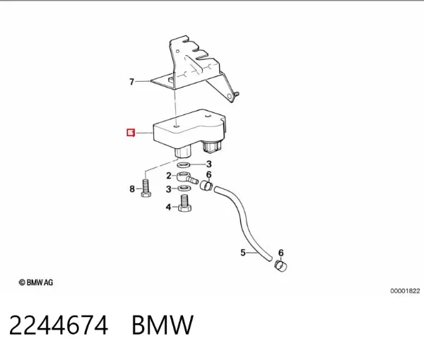 Датчик абсолютного давления 2244674 BMW