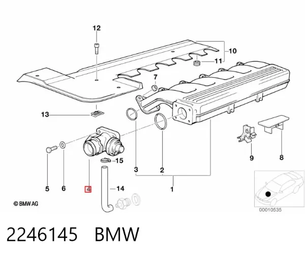Клапан ЕГР 2246145 BMW