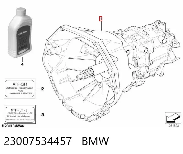 КПП 23007534457 BMW