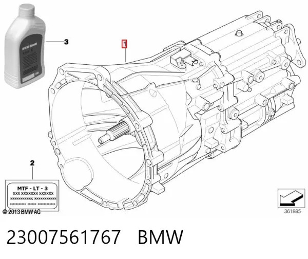 КПП 23007561767 BMW