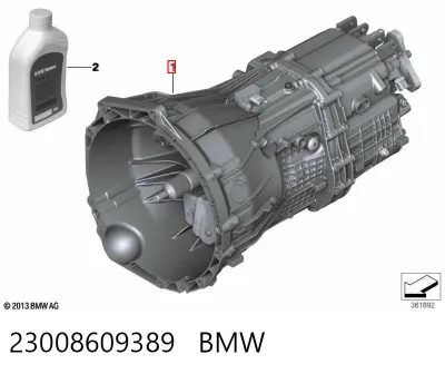 КПП в сборе (механическая коробка передач) BMW 23008609389