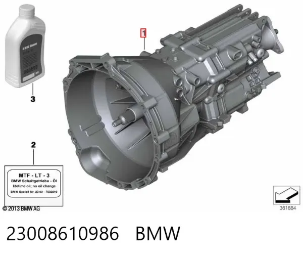 КПП 23008610986 BMW