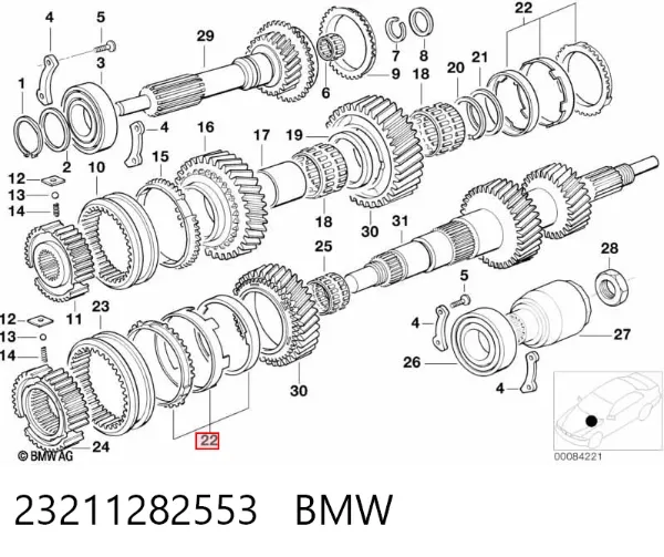  23211282553 BMW