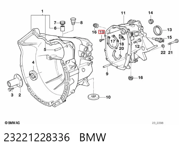  23221228336 BMW