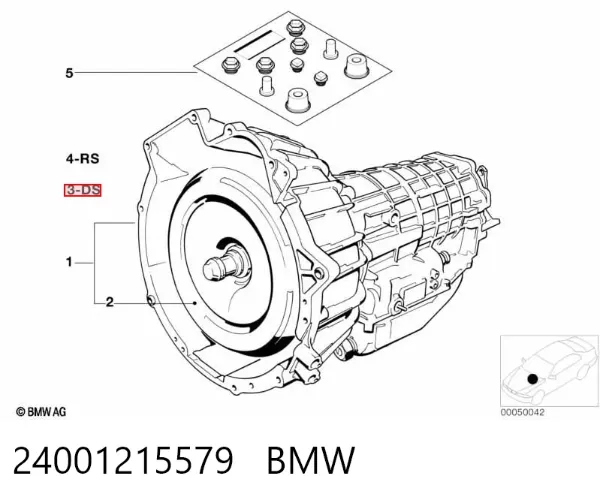 Ремкомплект АКПП 24001215579 BMW