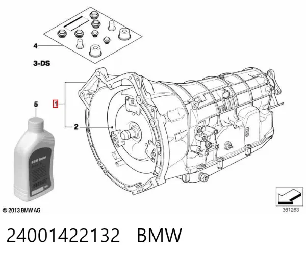 КПП 24001422132 BMW