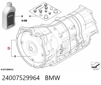 АКПП в сборе (автоматическая коробка передач) BMW 24007529964
