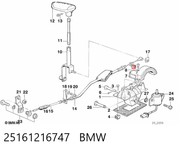  25161216747 BMW