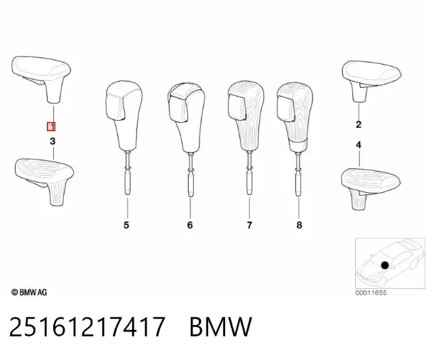  25161217417 BMW