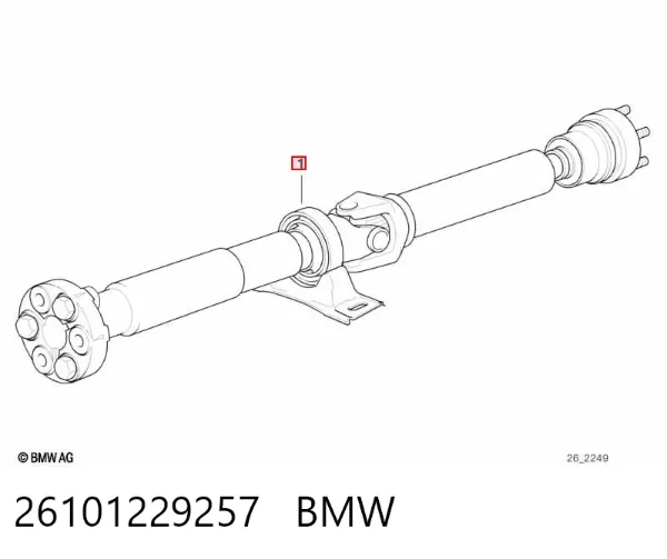  26101229257 BMW