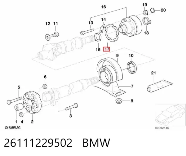  26111229502 BMW