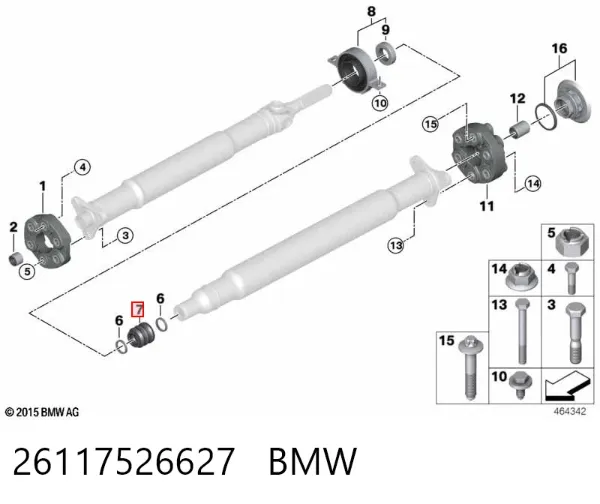  26117526627 BMW