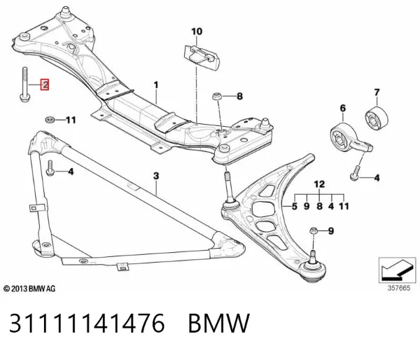  31111141476 BMW