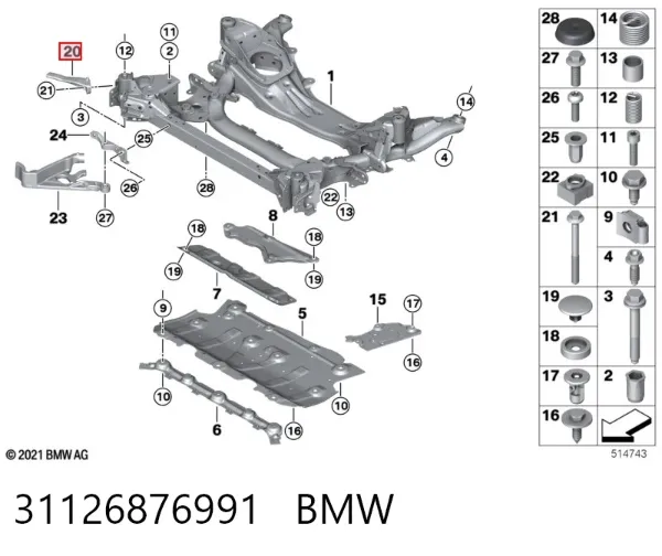  31126876991 BMW