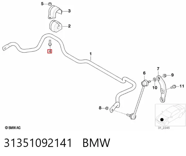  31351092141 BMW