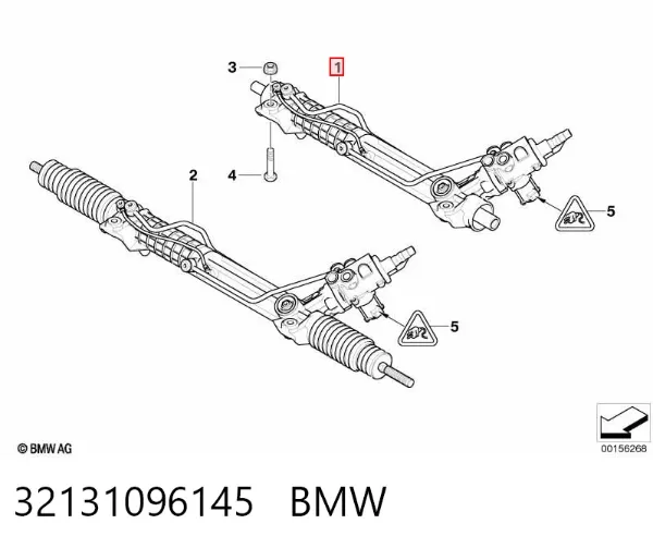 Рулевая рейка 32131096145 BMW
