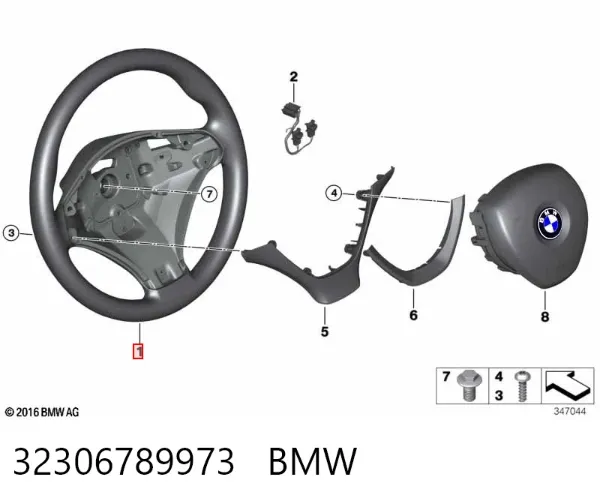 Руль 32306789973 BMW