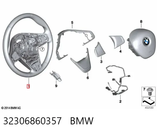 Руль 32306860357 BMW