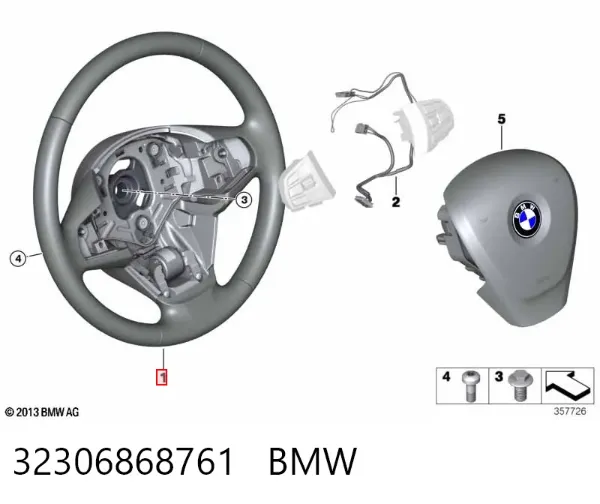 Руль 32306868761 BMW