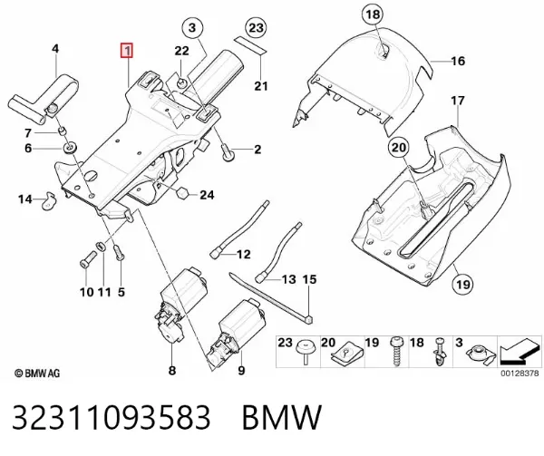Рулевая колонка BMW X5 E53
