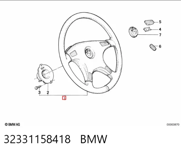 Руль 32331158418 BMW