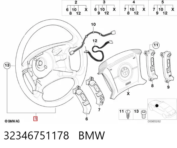 Руль 32346751178 BMW
