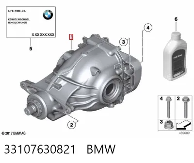 Мост задний в сборе BMW 33107630821