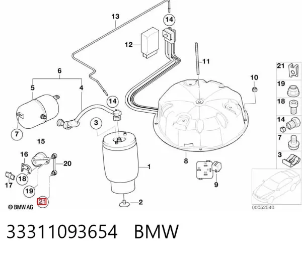  33311093654 BMW