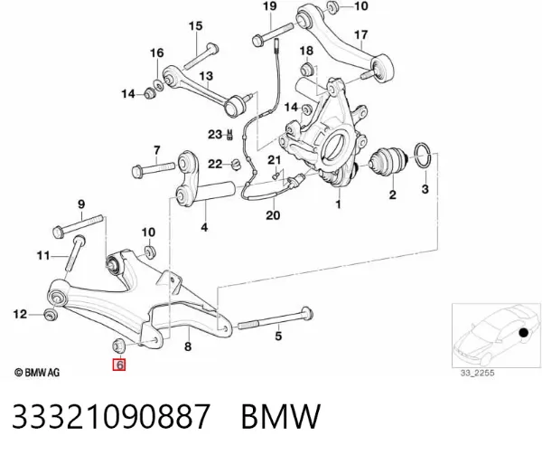  33321090887 BMW