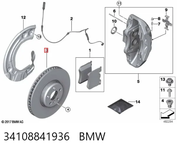  34108841936 BMW