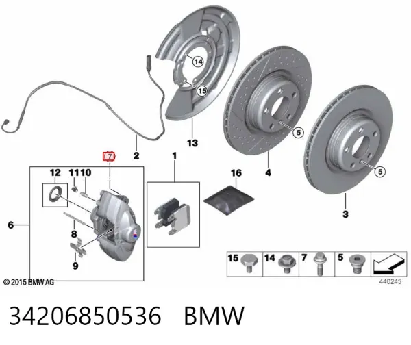  34206850536 BMW