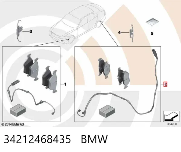  34212468435 BMW