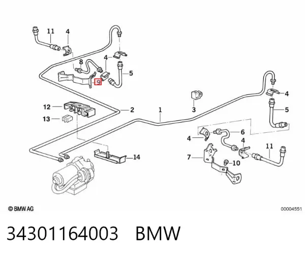  34301164003 BMW