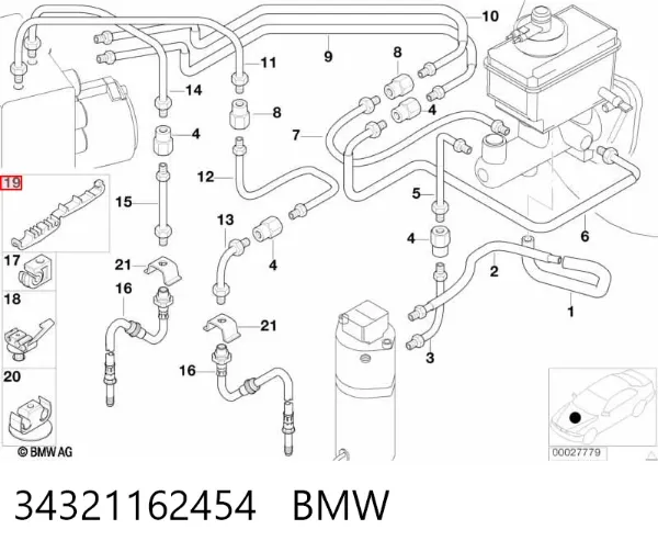  34321162454 BMW