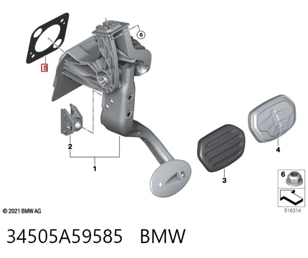  34505A59585 BMW