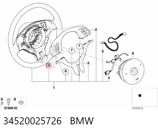 Датчик АБС задний 34520025726 BMW