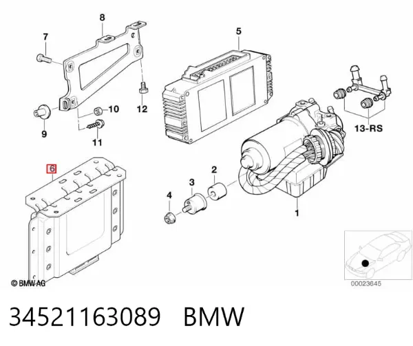 Блок управления АБС 34521163089 BMW