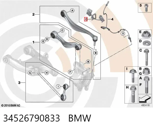  34526790833 BMW