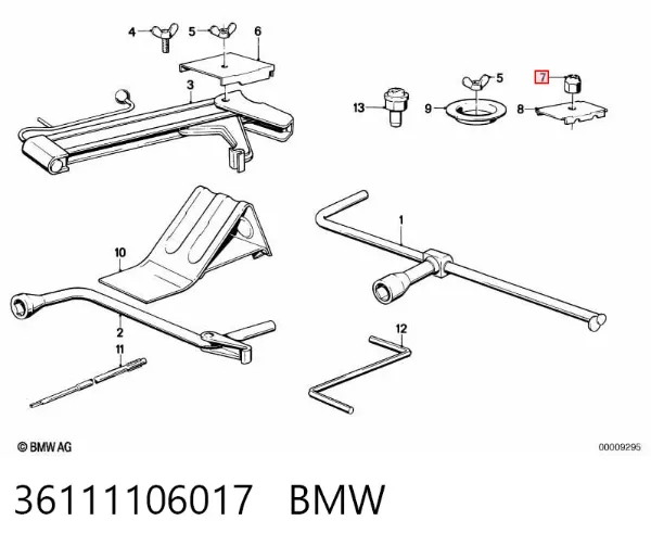 Гайки колесные 36111106017 BMW