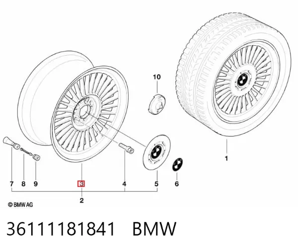  36111181841 BMW