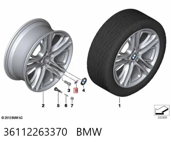 Колпаки 36112263370 BMW