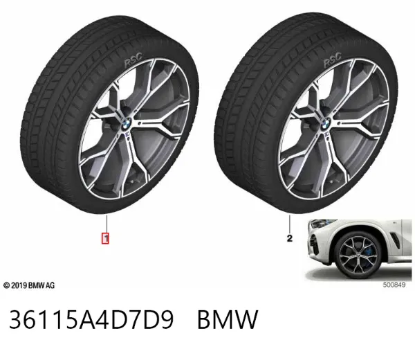  36115A4D7D9 BMW