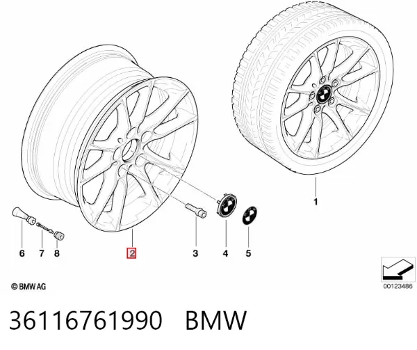  36116761990 BMW