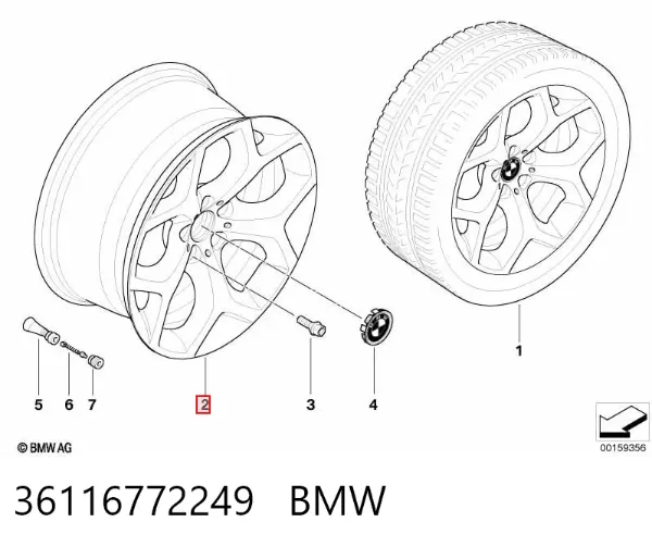 Диски колесные 6772249 BMW