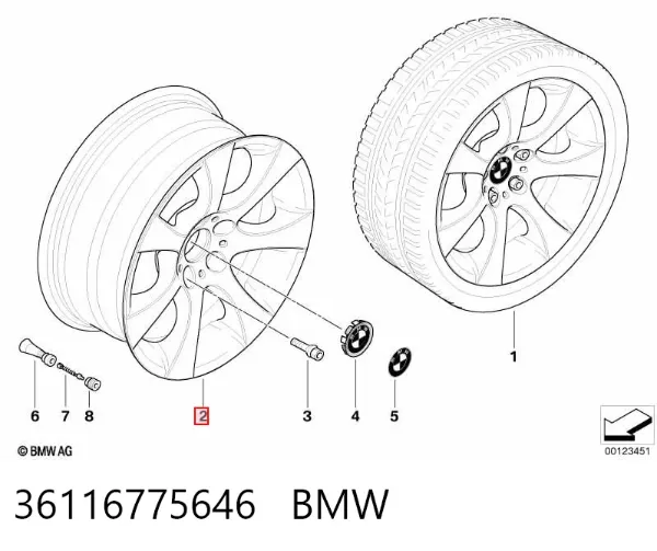  36116775646 BMW