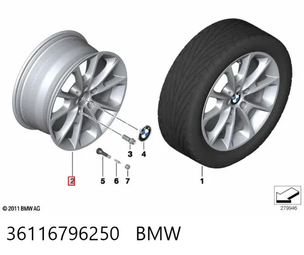  36116796250 BMW