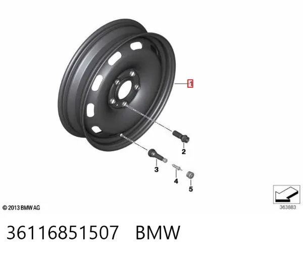  36116851507 BMW