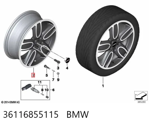  36116855115 BMW